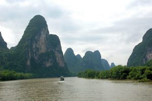 the Li river near Guilin