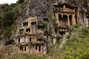 Fethiye rock-cut tombs