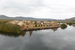Uros islands Lake Titicaca