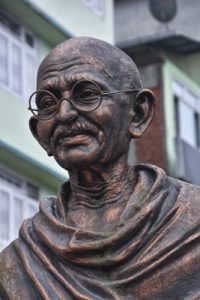 statue Mahatma Gandi (1869-1948) in Gangtok